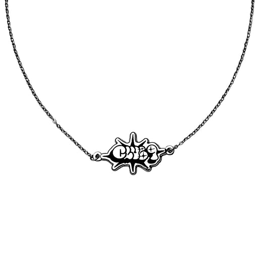 Enamel necklace