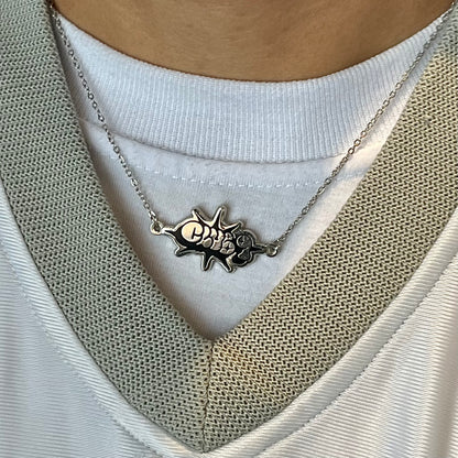 Enamel necklace