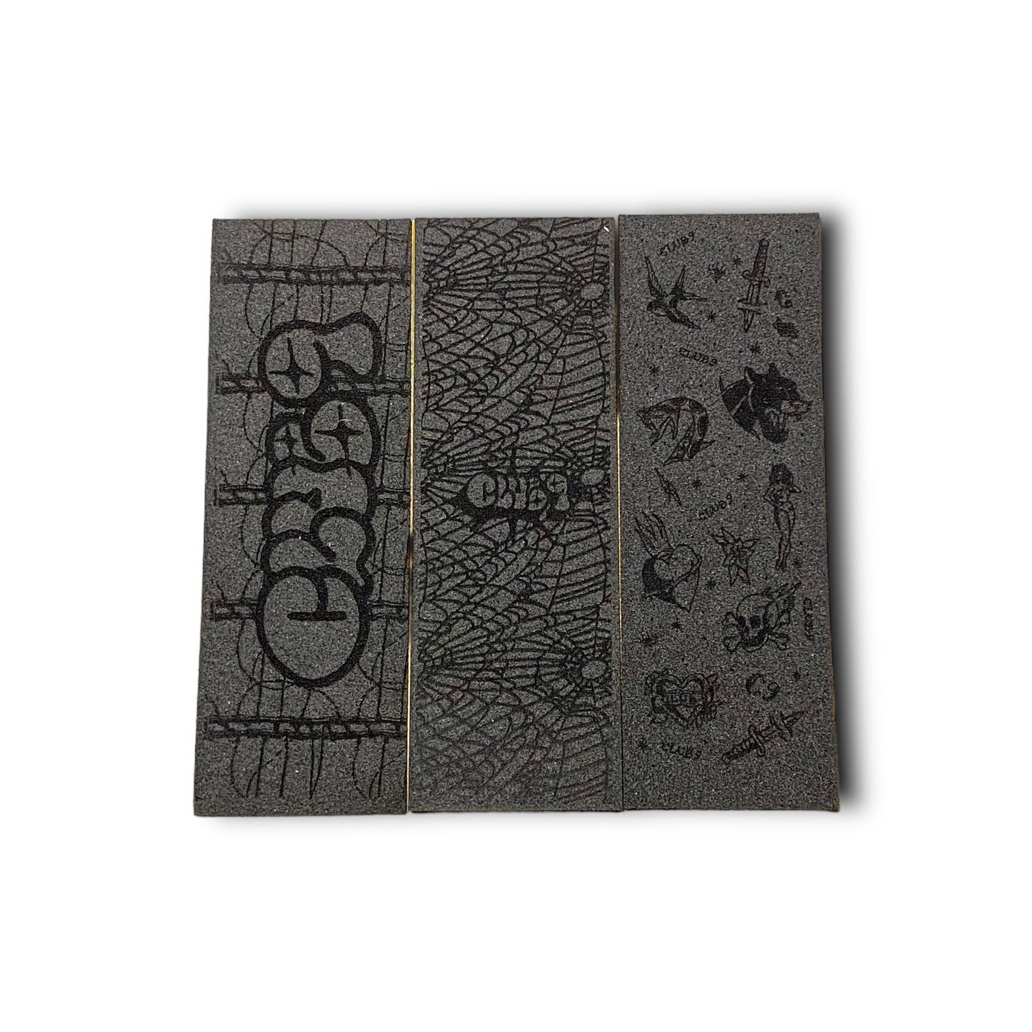 Laser engraved slimtapes.